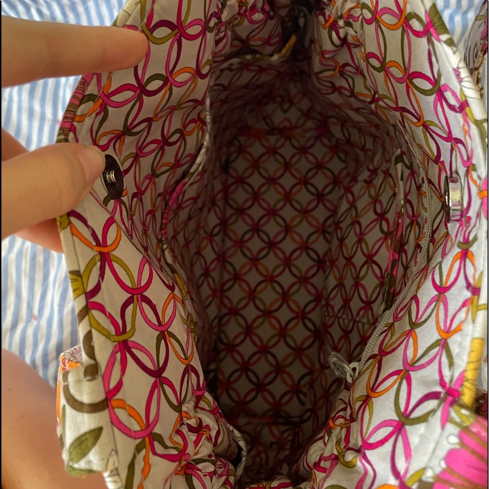 Vera Bradley Glenna Satchel in Tea Garden - Picture 4 of 5